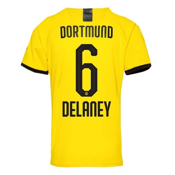 Tailandia Camiseta Borussia Dortmund NO.6 Delaney Primera equipo 2019-20 Amarillo